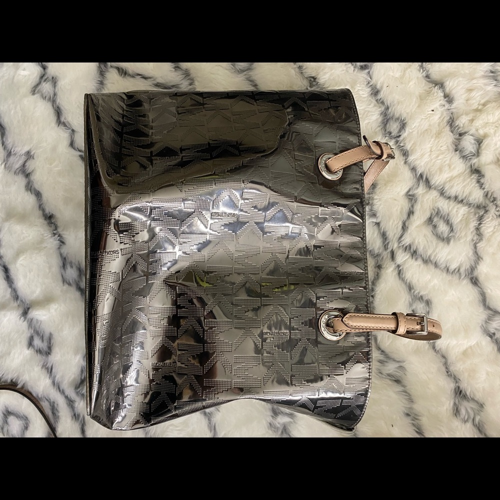 Silver Michael Kors Purse